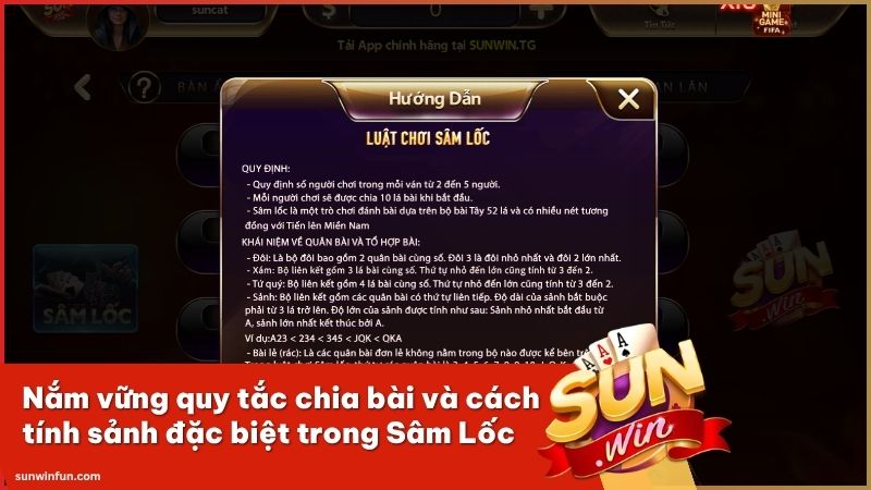 Nắm chắc luật chơi cơ bản để làm chủ mọi bàn cược game bài Sâm Lốc